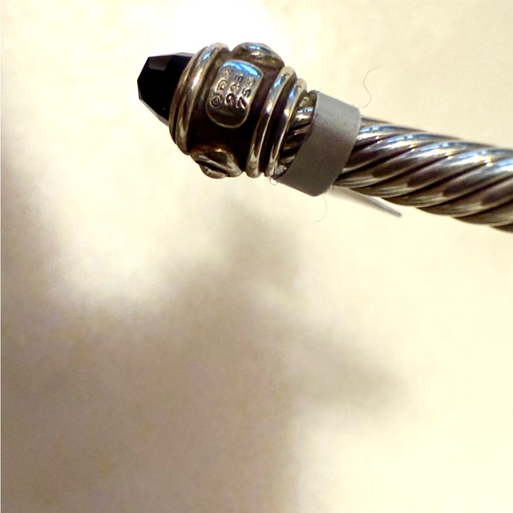 David Yurman Renaissance Bracelet in Sterling Silver w/ Black Onyx and 18K Gold - Picture 2 of 2